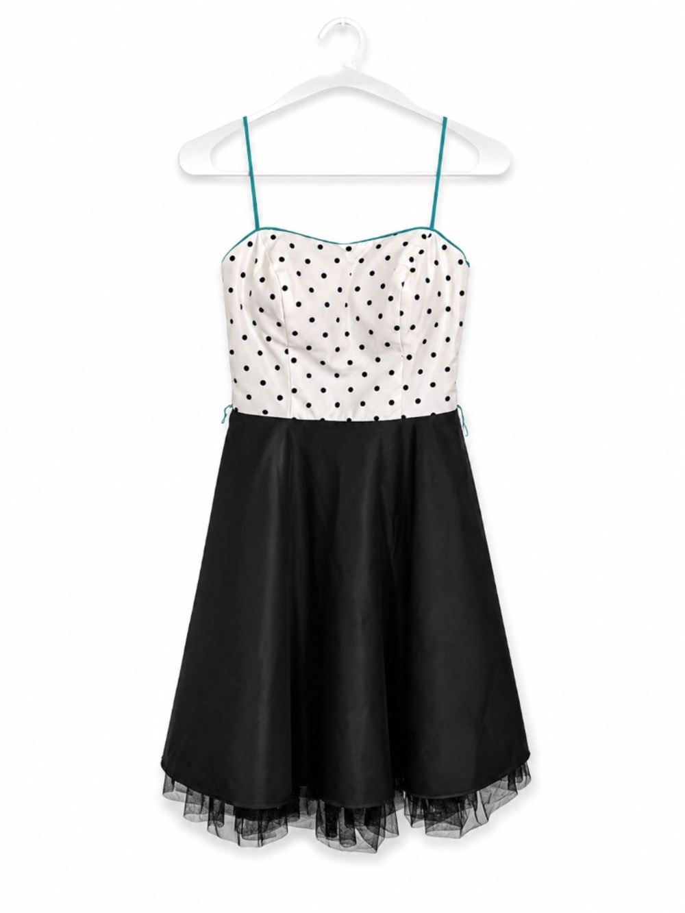 Dave & Johnny Retro Polka Dot Homecoming Dress Size 2
